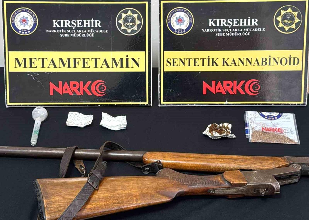 Kırşehir'de narkotik operasyonu: 10 adrese baskın