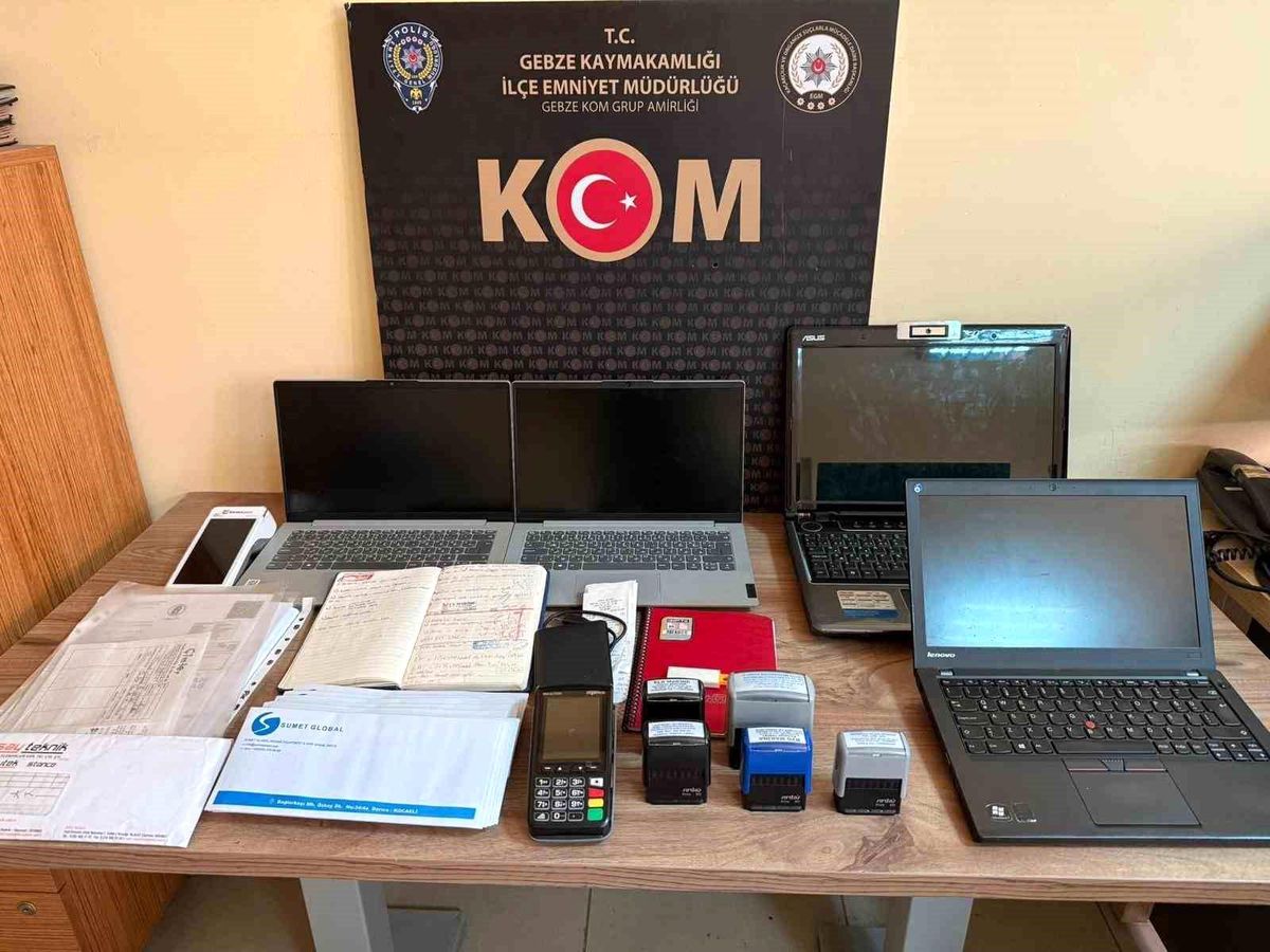 Kocaeli merkezli 235 milyon TL'lik dolandırıcılık operasyonu: 12 tutuklama