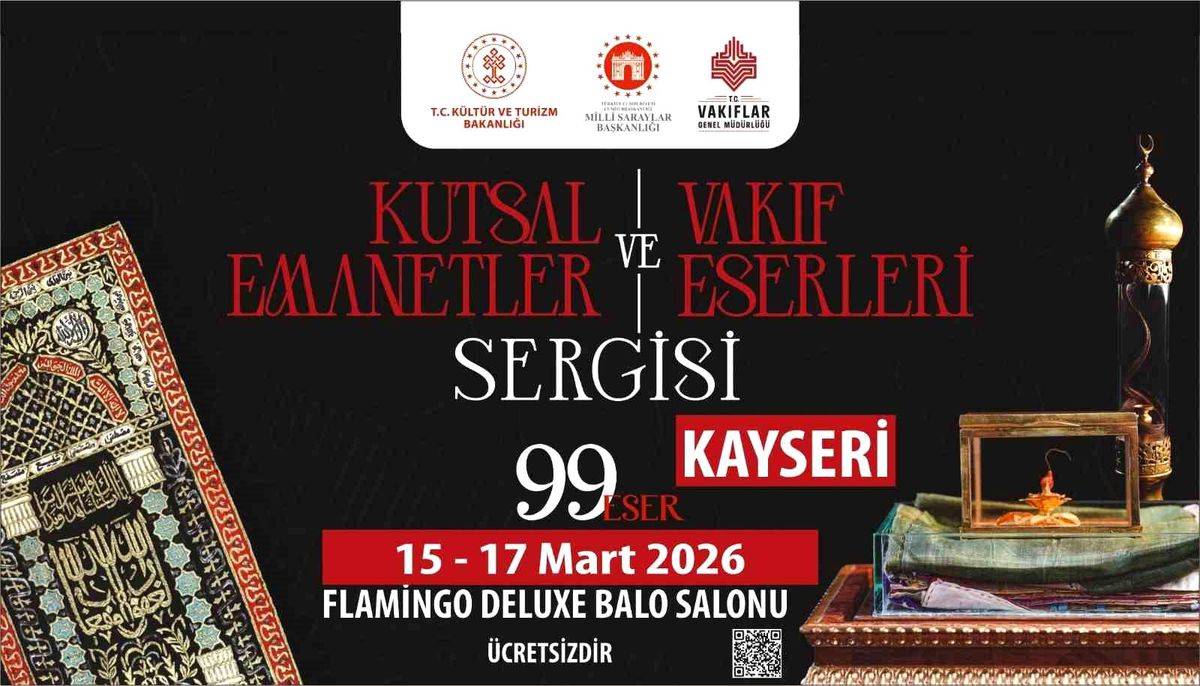 Kutsal emanetler Kadir Gecesi Kayseri'de