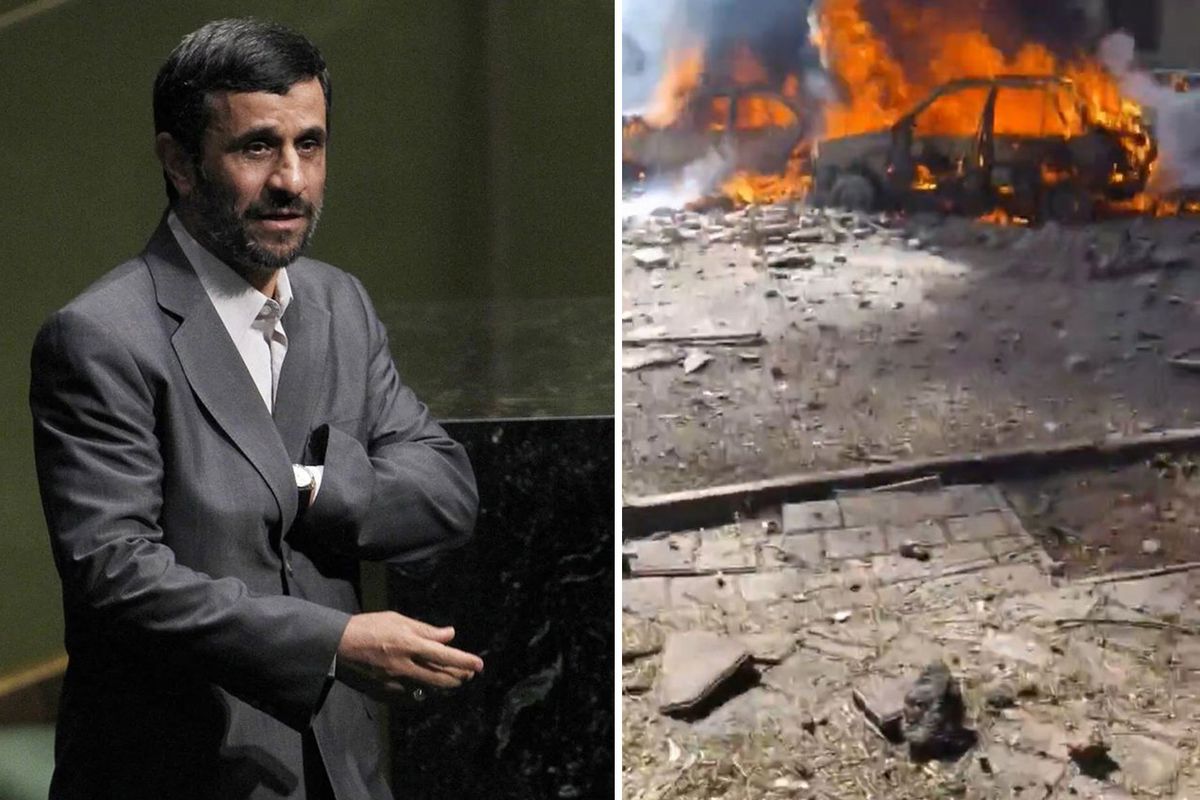 Mahmud Ahmedinejad'ın evi vuruldu