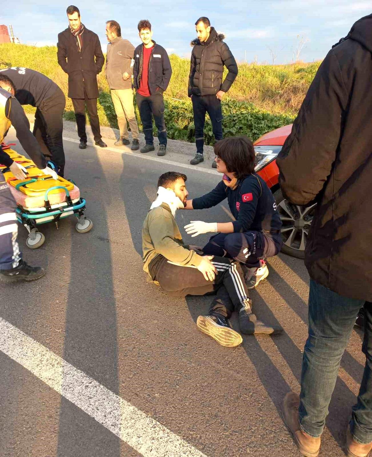 Muratlı'da trafik kazası: 1 yaralı