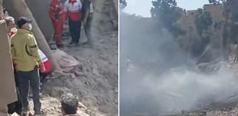 Peş peşe saldırıların ardından Tahran'dan vahim görüntüler! Resmen çukur oluştu