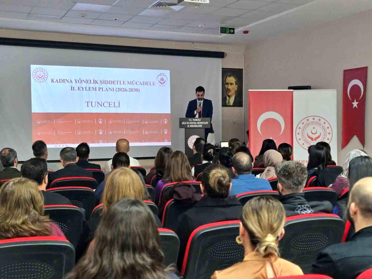 Tunceli'de kadına yönelik şiddetle mücadelede yerel yol haritası belirlendi