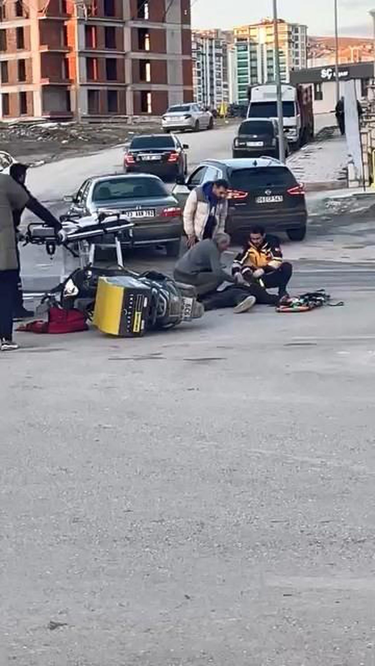Elazığ'da motosiklet ile otomobil çarpıştı: 1 yaralı