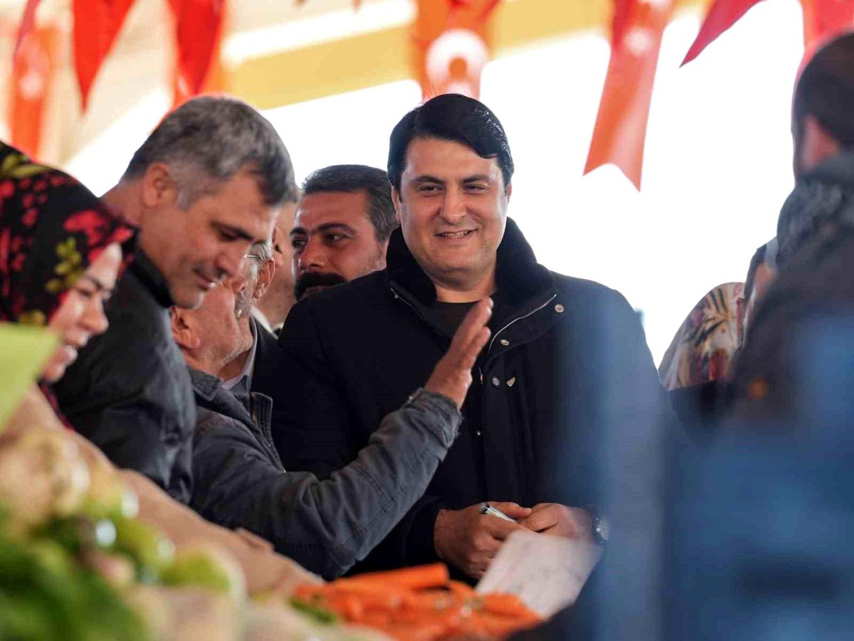 Hacıbaba Pazar Yeri Açıldı, Başkan Yılmaz Esnaf ve Vatandaşlarla Buluştu