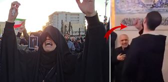 Hamaney'in ölümü sonrası halk intikam yeminleri ediyor! Kendilerini yumruklayarak ağıt yaktılar