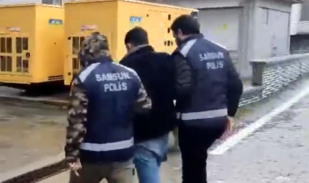 Samsun'da 9 yıl 5 ay 10 gün hapis cezası bulunan şahıs yakalandı