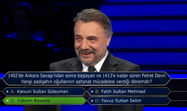 1402'de Ankara Savaşı'ndan sonra başlayan ve 1413'e kadar süren Fetret Devri hangi padişahın oğullarının saltanat mücadelesi verdiği dönemdir?