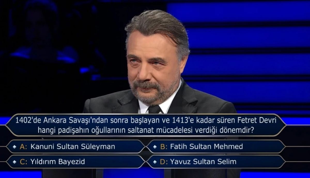 1402'de Ankara Savaşı'ndan sonra başlayan ve 1413'e kadar süren Fetret Devri hangi padişahın oğullarının s...