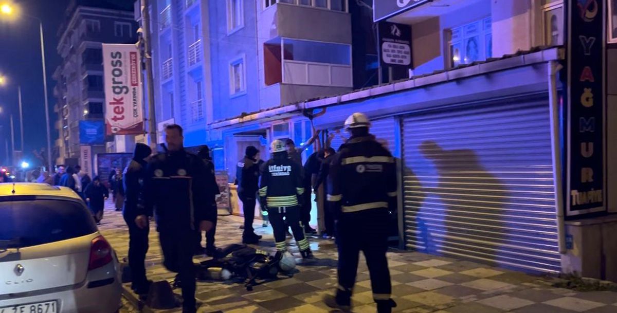 Çerkezköy'de iş yeri yangını