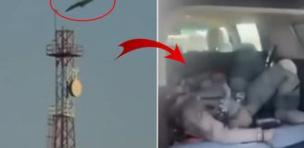 Düşen uçak ABD'ye ait çıktı, pilot son anda atlayarak kurtuldu