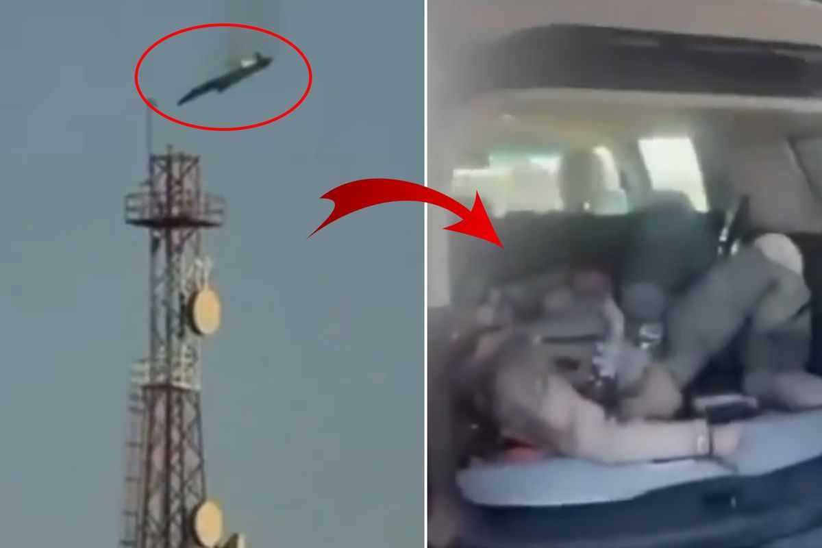 Düşen uçak ABD'ye ait çıktı, pilot son anda atlayarak kurtuldu