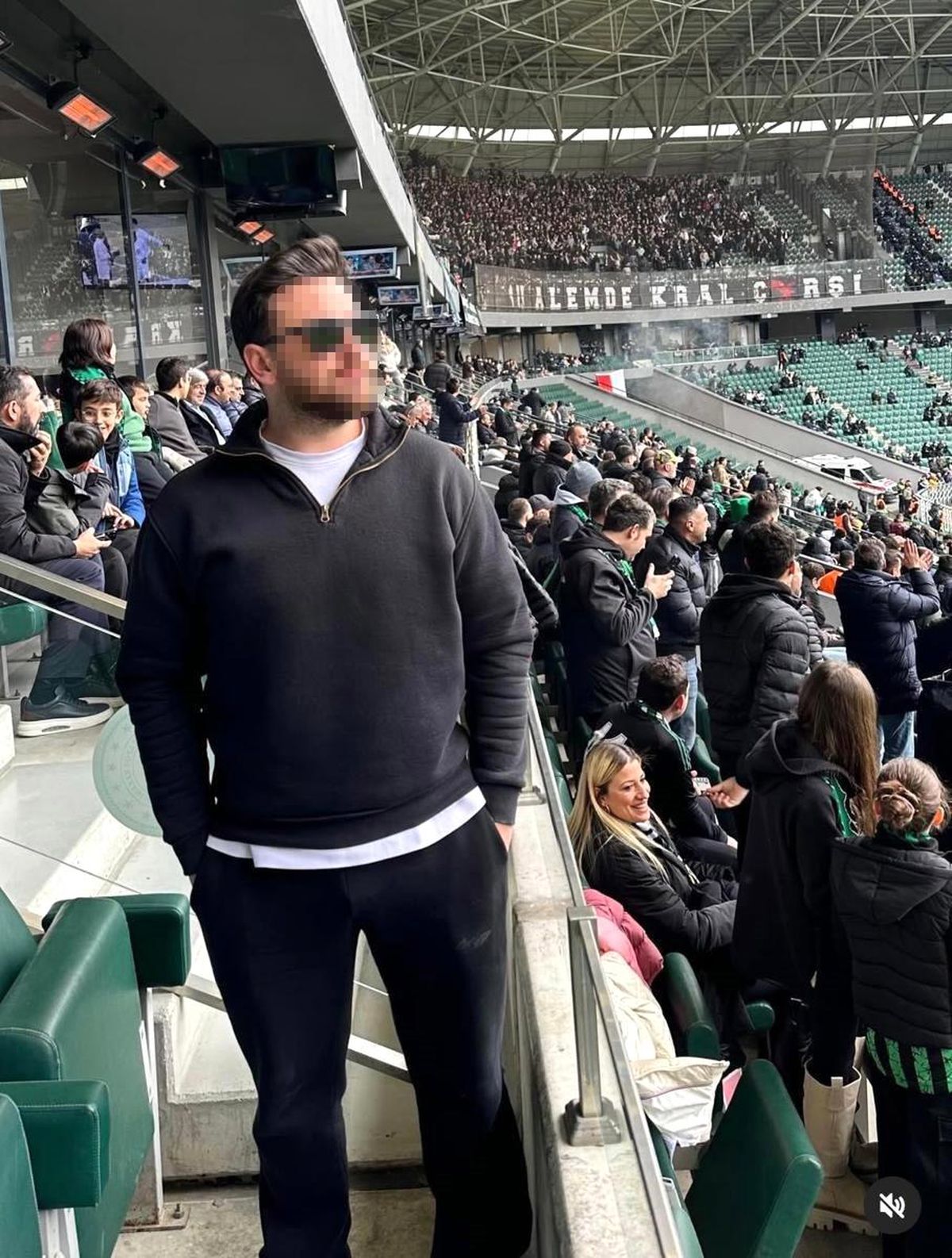 Kocaelispor tribünündeki kaçak Beşiktaşlı için suç duyurusu