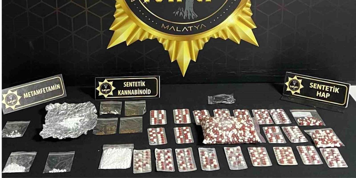 Malatya'da uyuşturucu operasyonu: 8 tutuklama
