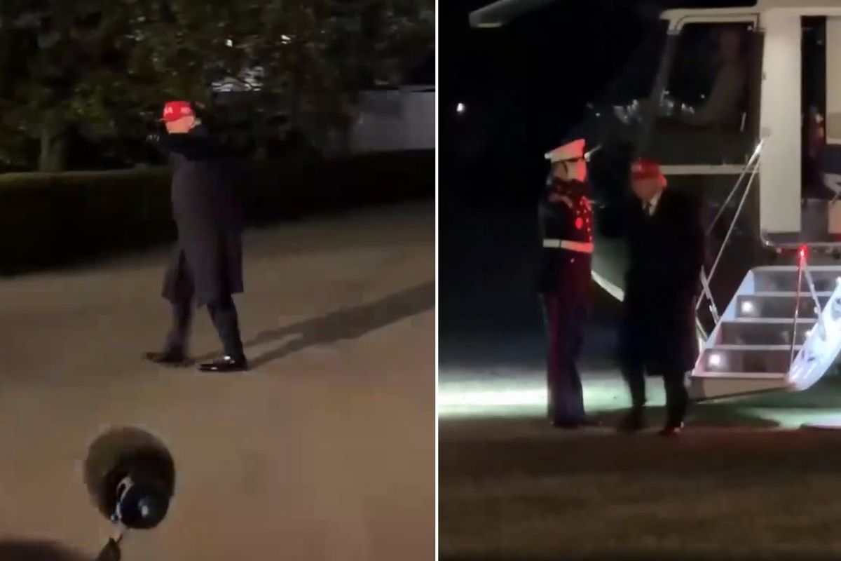 Trump "Hedefiniz nedir Başkan?" sorusunu yanıtsız bıraktı