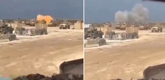 Üssün vurulduğunu gören ABD askerinden olay tepki: O benim kamyonumdu lan