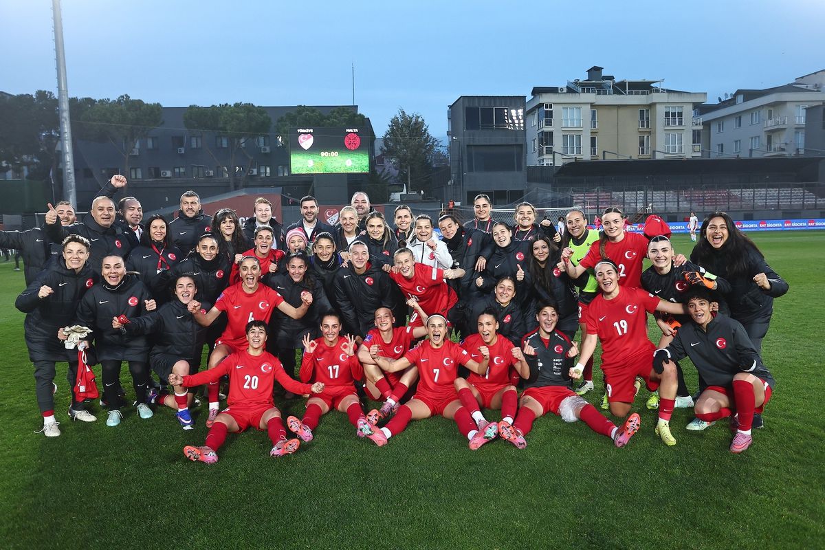 A Milli Kadın Futbol Takımı, Malta'yı farklı geçti