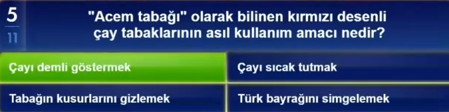 'Acem tabağı' olarak bilinen kırmızı desenli çay tabaklarının asıl kullanım amacı nedir?