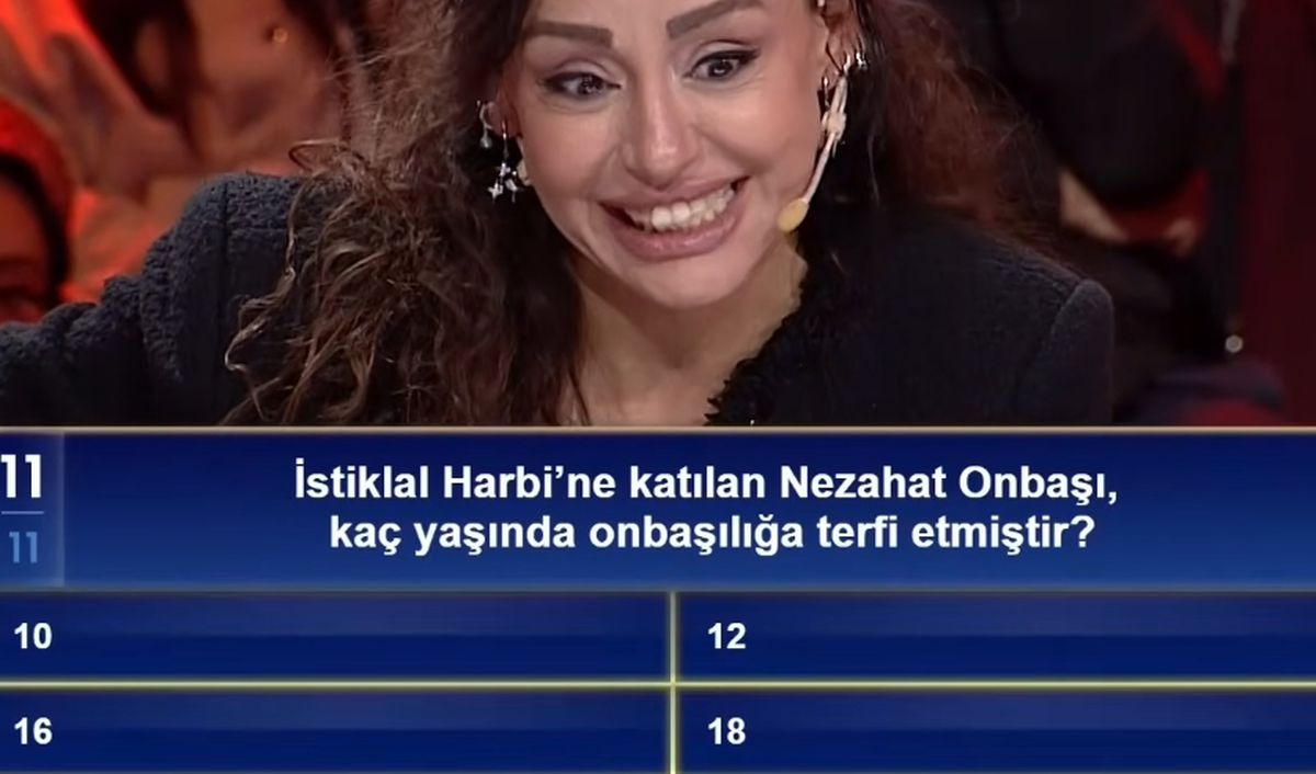 İstiklal Harbi'ne katılan Nezahat Onbaşı, kaç yaşında onbaşılığa terfi etmiştir?