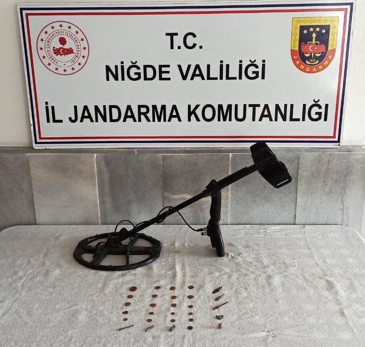 Niğde'de tarihi eser kaçakçılığı operasyonu: 1 şüpheli yakalandı