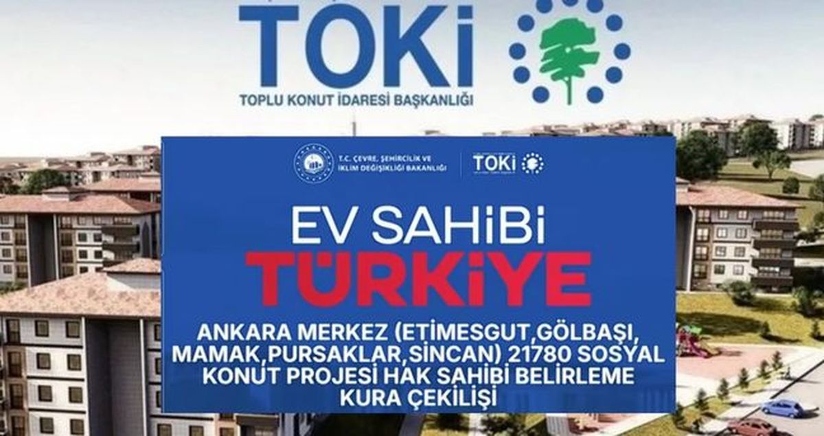 TOKİ ANKARA KURA SONUÇ SORGULAMA EKRANI: 500 bin konut Ankara TOKİ kura sonuçları tam isim listesi! Ankara...