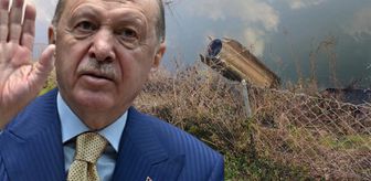 Düşürülen füzeyle ilgili Cumhurbaşkanı Erdoğan'dan ilk açıklama