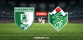 Bodrumspor Iğdırspor CANLI nereden izlenir? Bodrumspor Iğdırspor maçı hangi kanalda, nereden izlenir?