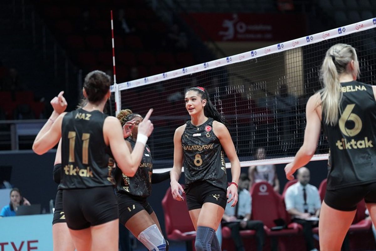 Galatasaray Daikin, Kuzeyboru'yu 3-0 mağlup ederek yarı finale yükseldi