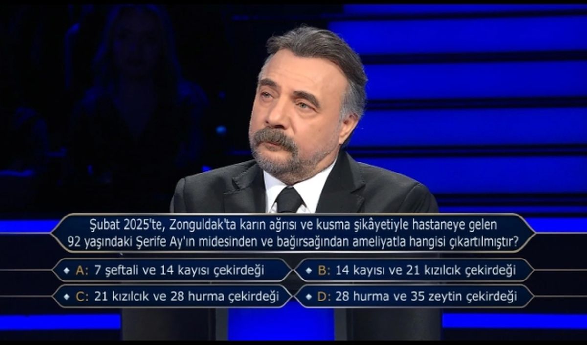 Şubat 2025'te, Zonguldak'ta karın ağrısı ve kusma şikâyetiyle hastaneye gelen 92 yaşındaki Şerife Ay'ın mi...