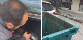 Ünlü oyuncu Savaş Satış, aracını bağlatmamak için binlerce liralık ses sistemini çöpe attı