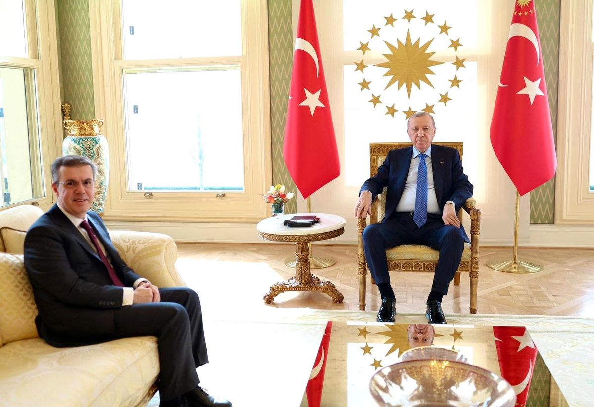 Cumhurbaşkanı Erdoğan, İhlas Holding Yönetim Kurulu Başkanı Ören'i kabul etti