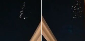 İran'dan İsrail'e balistik füze yağmuru: Gökyüzü alev aldı