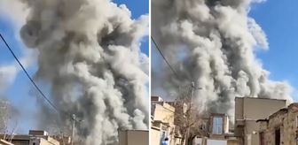 İran kentini vurdular! Dumanlar yükseldi