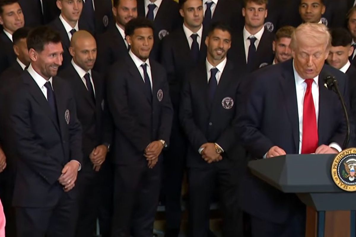 Trump, İran'ı nasıl katlettiğini Messi'nin yanında anlattı