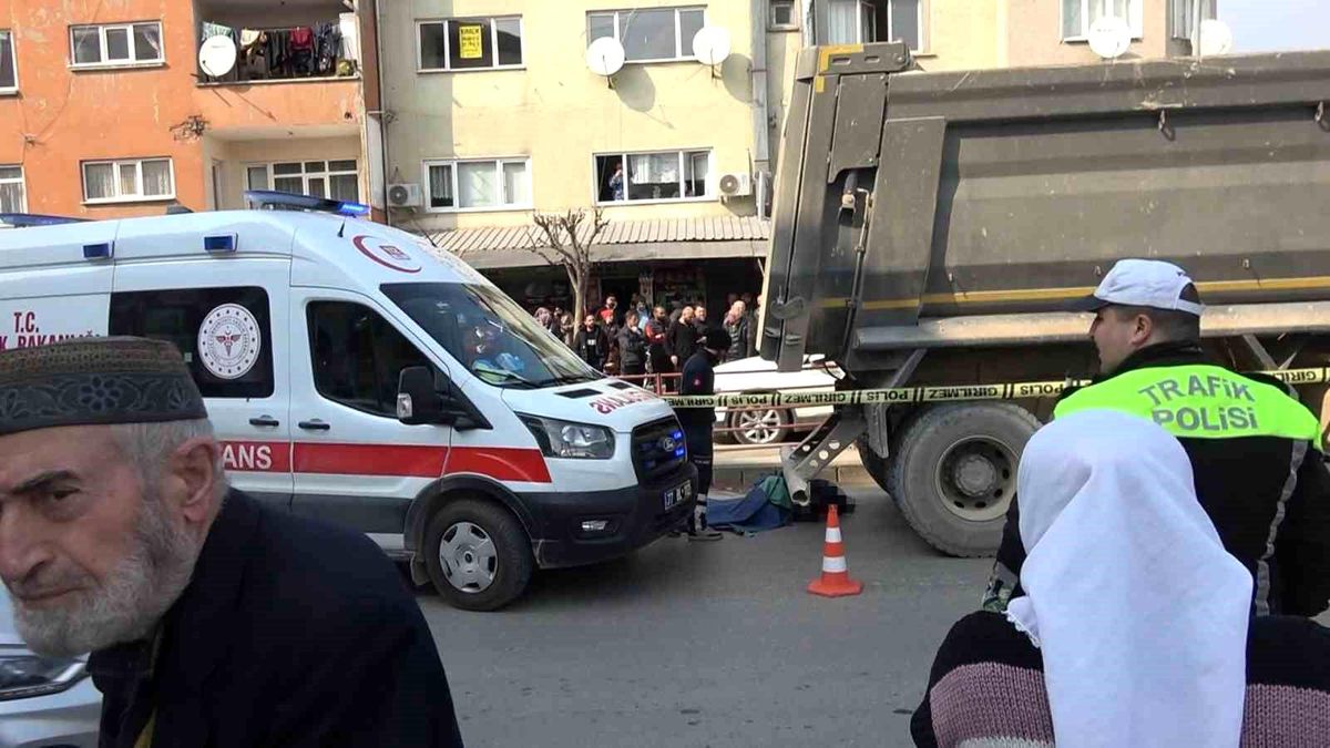 Yalova'da kamyonun ezdiği yaşlı adam hayatını kaybetti