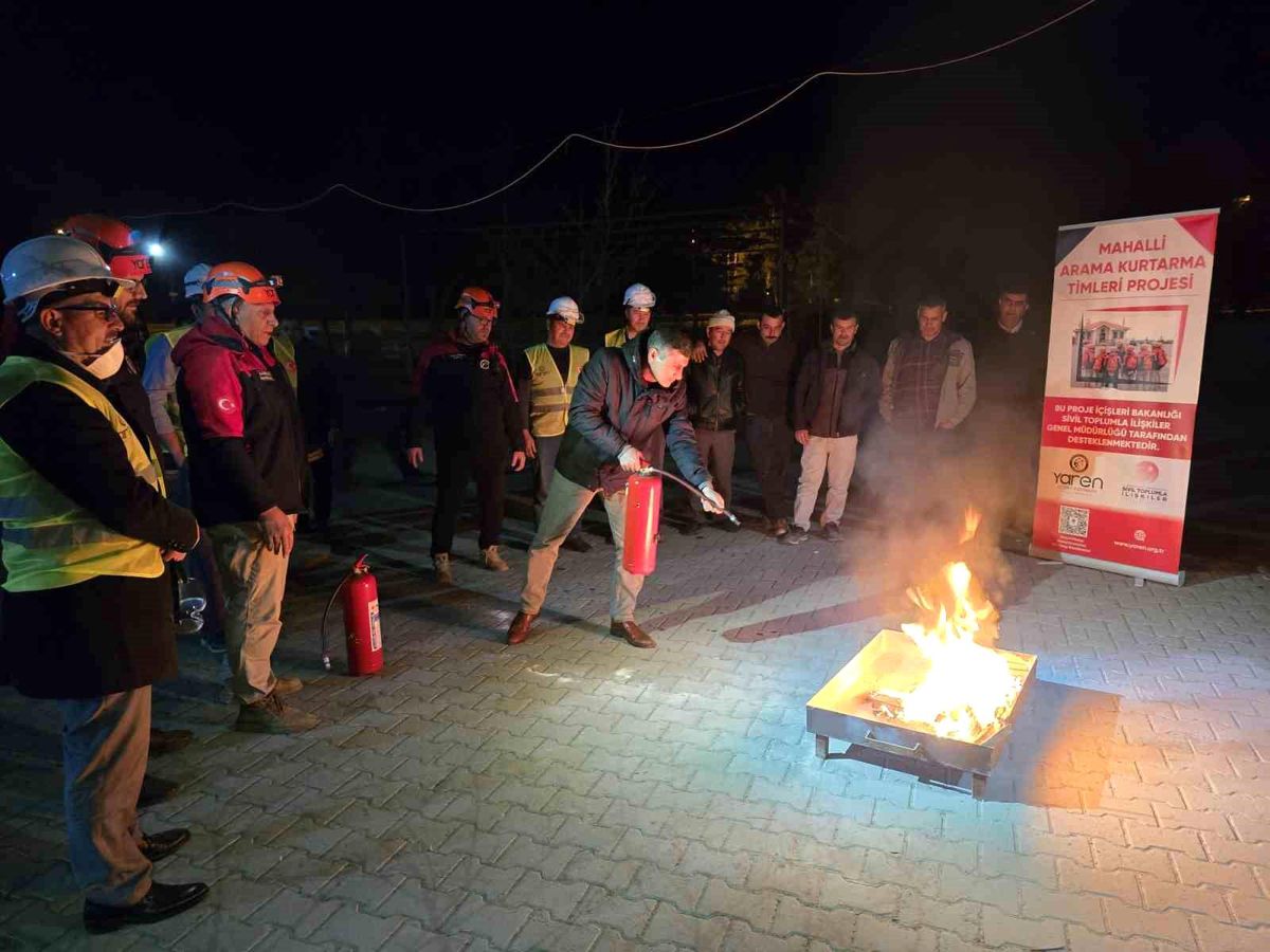 Akşehir'de MAK projesi kapsamında afet bilinci eğitimleri sürüyor