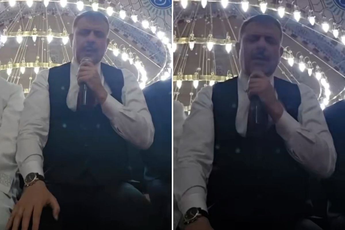 Bakan Çiftçi teravihten sonra böyle Kur'an-ı Kerim okudu