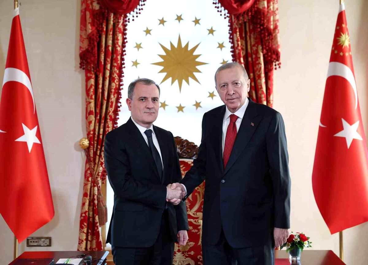 Cumhurbaşkanı Erdoğan, Türk Devletleri Teşkilatı Üyesi Dışişleri Bakanlarını Kabul Etti
