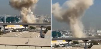 İran, Dubai Havalimanı'nı vurdu! Uçuşlar yeniden askıya alındı