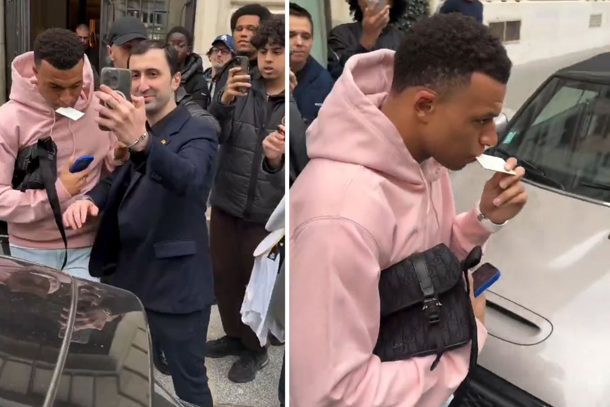 Mabappe, fotoğraf çektirmek isteyen hayranını bin pişman etti