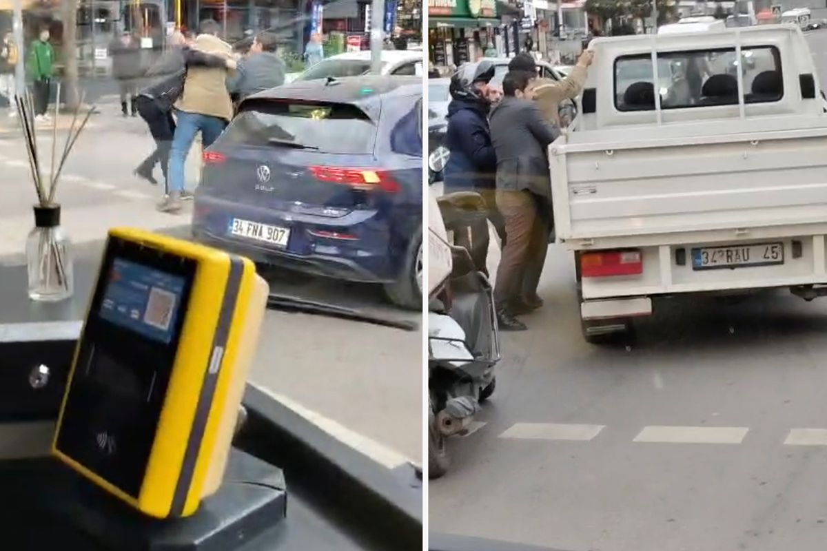 Maltepe'de trafikte kavgaya karışan 3 kişiye 540 bin lira ceza