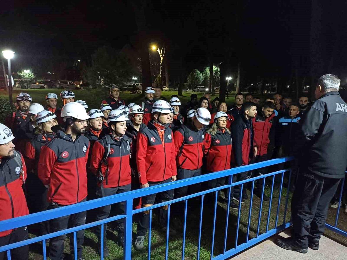Nazilli'de habersiz afet tatbikatı