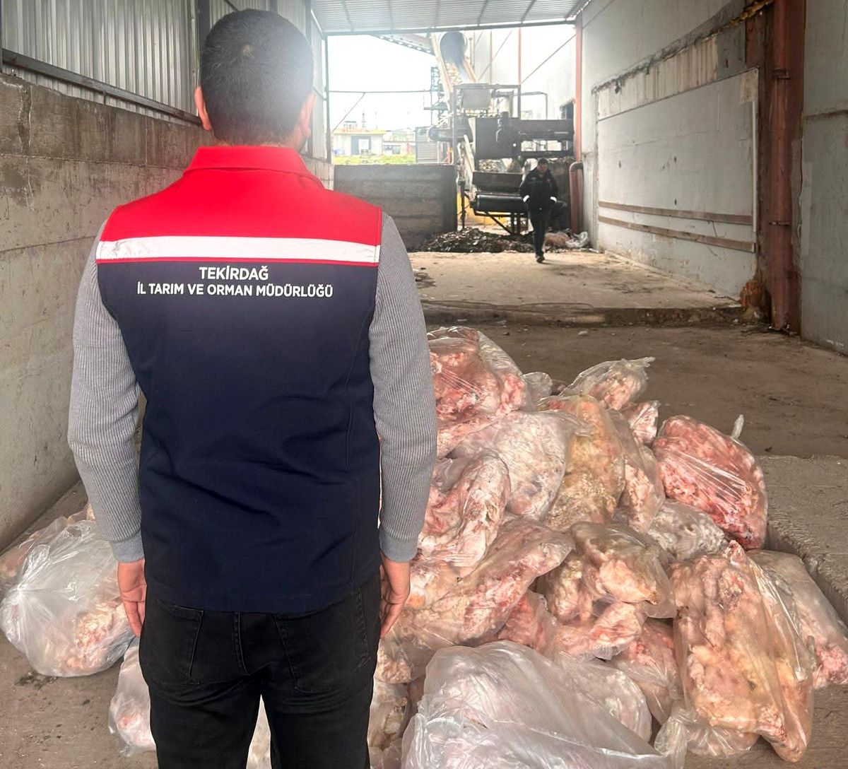 Tekirdağ'da etiketsiz 2 bin 800 kilogram hayvansal ürün imha edildi