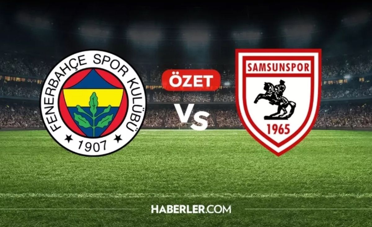 Fenerbahçe Samsunspor maç özeti ve golleri nasıl izlenir (VİDEO) Fenerbahçe Samsunspor maçı özeti! Golleri...