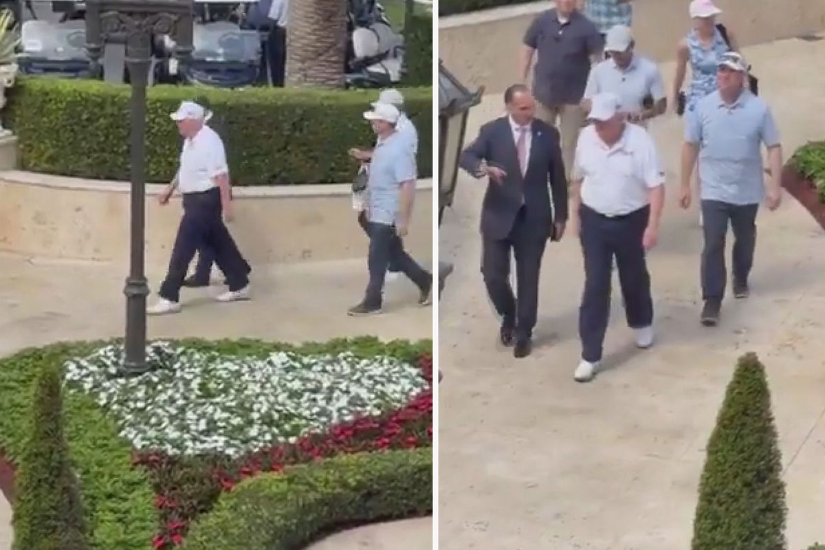Ordusu İran'dayken Trump golf oynadı