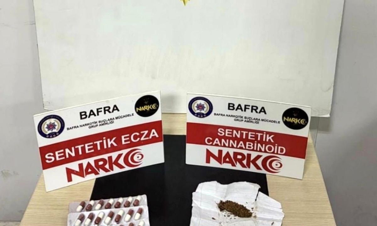 Samsun'da 3 ilçede uyuşturucu operasyonu: 7 gözaltı