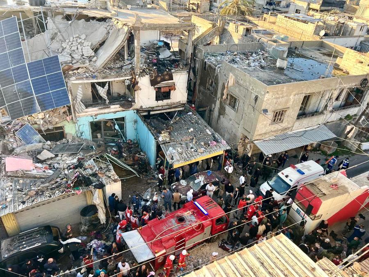 Albüm: İsrail, Lübnan'daki Ayn El-Hilve Filistin Mülteci Kampı'na İki Hava Saldırısı Düzenledi
