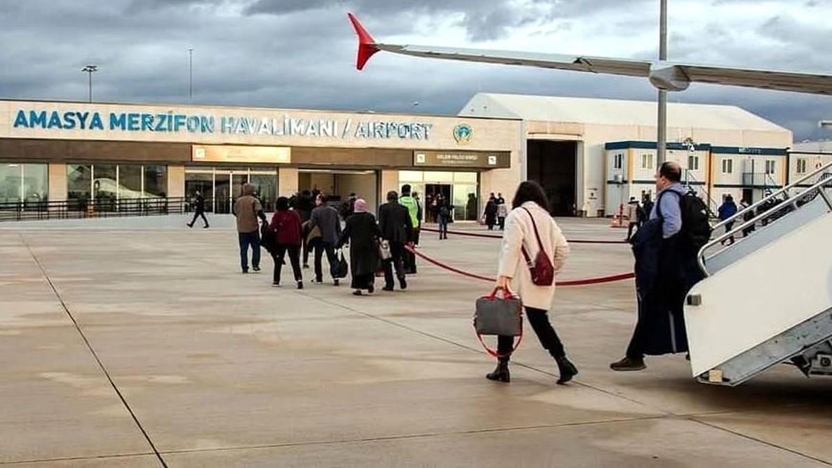 Amasya Merzifon Havalimanı'ndan şubatta 11 binden fazla yolcu uçtu