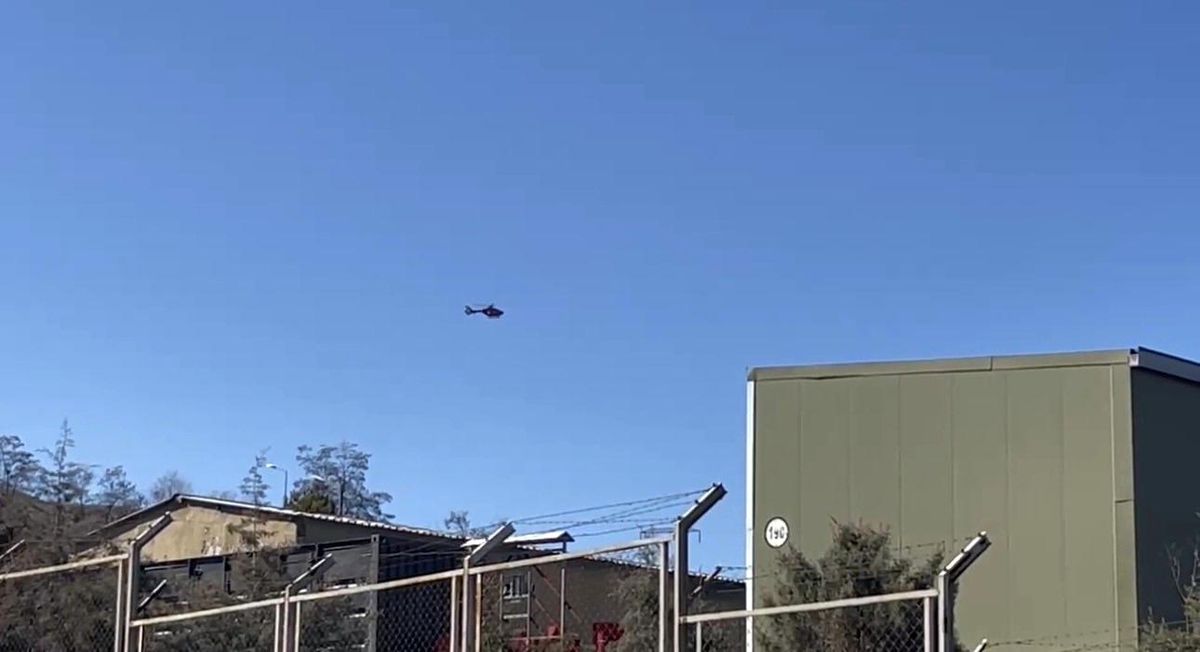 Çankırı'da ambulans helikopter aorta riptürü tespit edilen hasta için havalandı