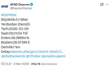 denizli de 4 1 buyuklugunde deprem 19641217 4830 m